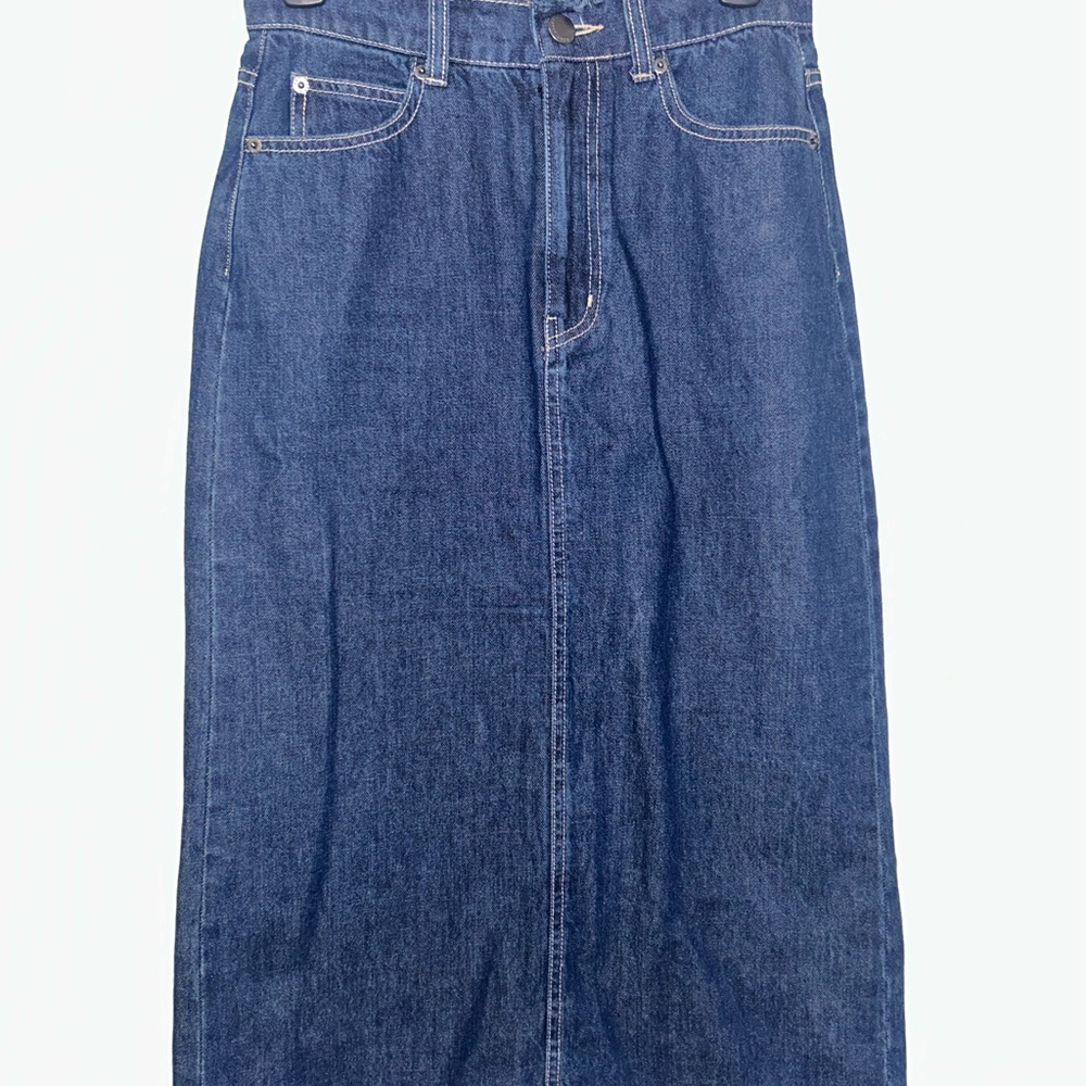 Lowrys Farm Frayed Denim Skirt